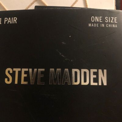 Steve Madden Fishnet Tan Tights One Size