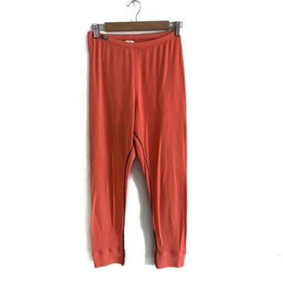 Odlo Thermal Base Layer Cold Weather Ribbed High Rise Pants, M, Bright Coral