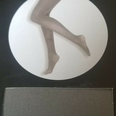 Massini High Rise Control Top Opaque Gray Tights Size M/L Medium Large Nylons