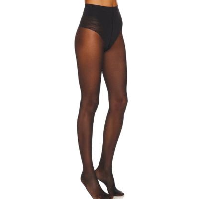 Wolford Tummy 20 Control Top Tights in Black New Size XS
