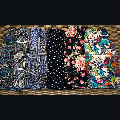 6lot colorful buttery soft 1x leggings