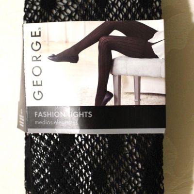 George Pattern Fashion Tights, Size 4, Color Black, New with Tags