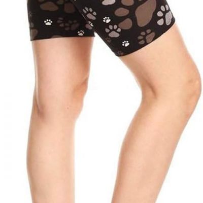 Women'S Ultra Soft Printed Fashion Biker Shorts BAT4