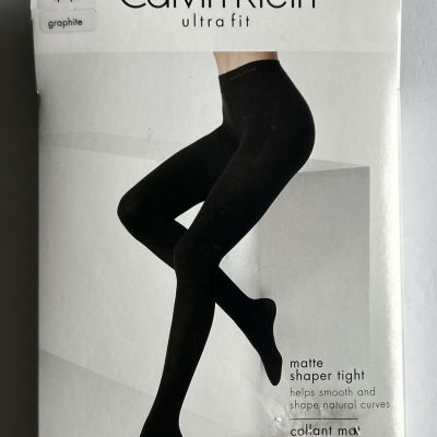 Calvin Klein® Women's Ultra Fit Matte Graphite Opaque Tights  