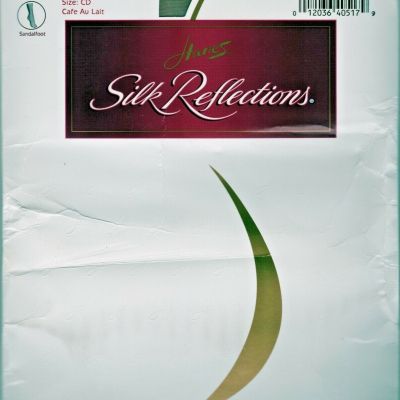Hanes Silky Reflections Silky Sheer Control-Top Style 717, Size CD Cafe Au Lait