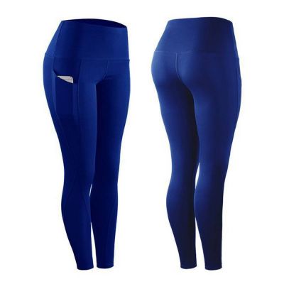 1-3Pack Women Gym Fitness Leggings High Waist Workout Pocket Pants Trousers US