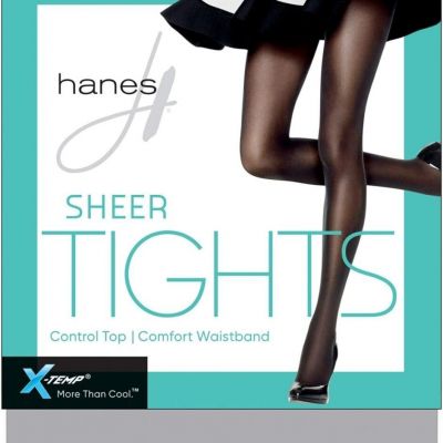 Hanes womens Sheer Control Top Tights