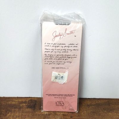 Jaclyn Smith Silky Sheer Knee Highs With Lycra, One Size Fits 8 1/2 - 11