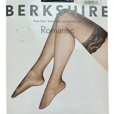 Berkshire Romantic Thigh High Stockings Lace Top Size A-B Style 1363