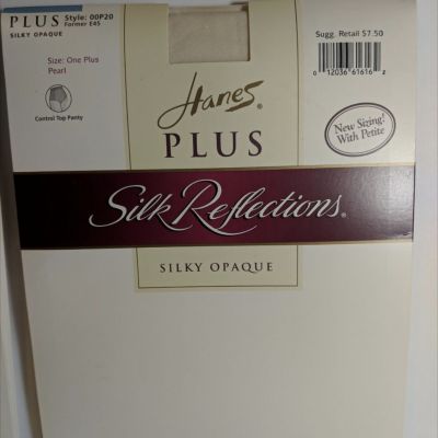 Size XL color pearl control top pantyhose. NEW
