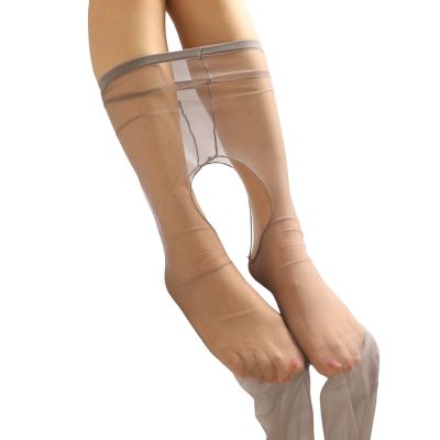 Ladies Pantyhose Connecting Feet Dressing Hollow Out Anti-dislodging Line