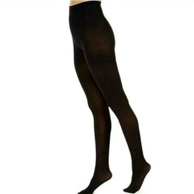 Spanx Womens Opaque Tights Shaping Not High Waist Plus Size E Black