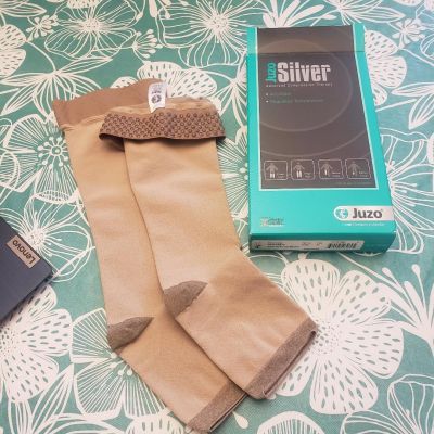 Juzo Silver Advance 2061 OT TB Knee High Stockings AD Compression 20-30 Size IV
