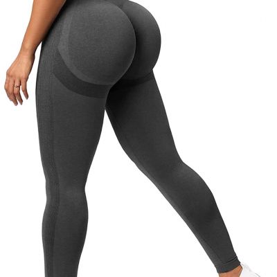 Women'S High Waist Workout Seamless Scrunch Booty Leggings Butt Yoga Pants