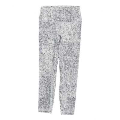 Lululemon Women's Size 6 Gray Skinny Leggings Polyester Pull On Gym Workout