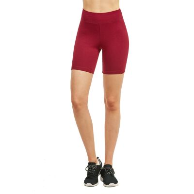 Women's Legging Shorts Plus Exercise Yoga (Red)