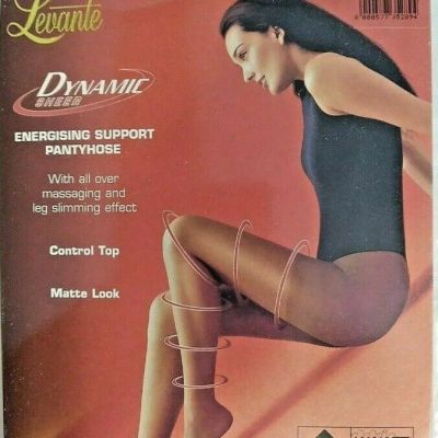 New Levante Dynamic Sheer Pantyhose Size XX Tall Antracite