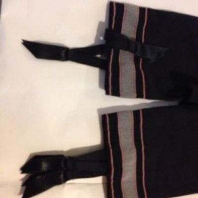 Wolford Marisa Garter Stockings Black/Vintage Medium 18818