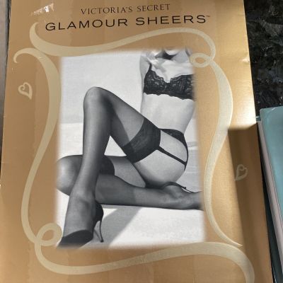 Victoria Secret size S  Thigh High Pantyhose Stocking Glamour sheers
