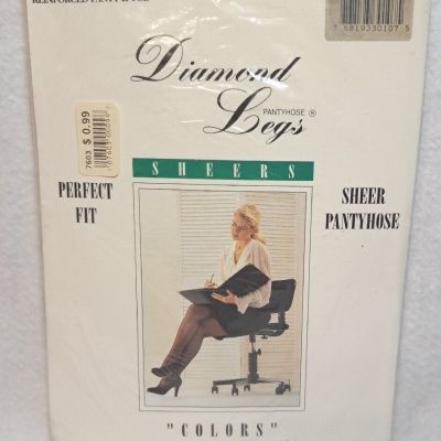 Diamond Legs BLACK-Sz Med/Tall B Pantyhose 5'3