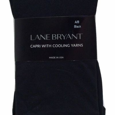 Lane Bryant Capri With Cooling Yarns Black Size A/B, 1 Pair, Free Shipping