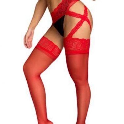 CIUCIMIA Womens Fishnet Stockings Lace Tights Suspender Pantyhose Stockings B...