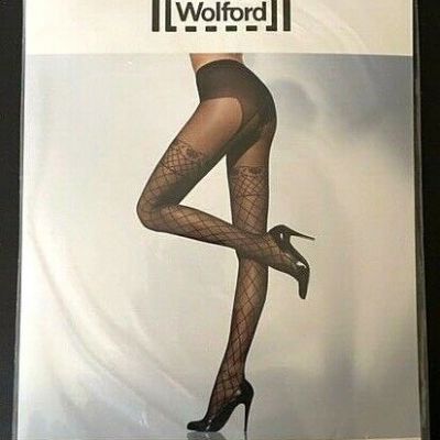 Wolford TABEA Paterned Tights with faux garter belt look -- Premium Quality