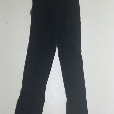 Footless Black Tights With Lace- Capri Length