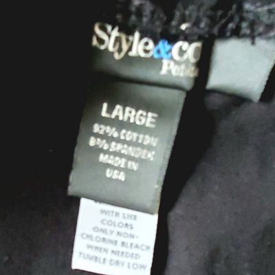 Style&Co Black Leggings * Size PL * Length 36 * Waist 32 NWT