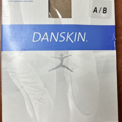 Danskin Women's Footless UltraSoft Microfiber Tight Light Toast Size A/B New