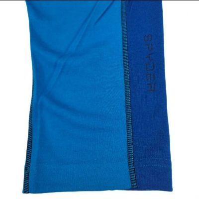 Spyder Men's Elevation Boot Top Baselayer Tights Pants Wool Blend Sz Medium Blue