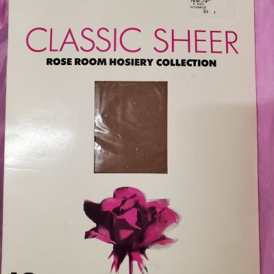 Vintage 80s A&S Rose Room NOS Pantyhose Size C 5'6-5'8 / 130-165lbs. Beige