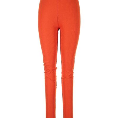 New Fashion Women Orange Leggings M