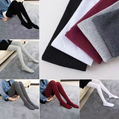 Women Sexy Thigh High Stockings Solid Color Casual Flexible Over Knee Long Sock