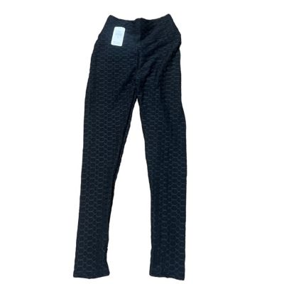 NWT Womens Black Lydaa Leggins Size Small Med New Workout Pants