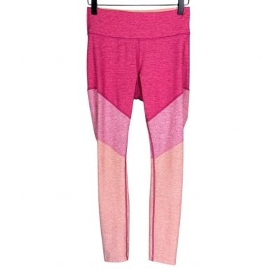Outdoor Voices 7/8 Springs Pink Colorblock Mid Rise Athleisure Workout Leggings