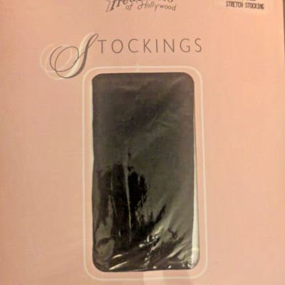 VTG Nylons Fredericks of Hollywood Stretch Stockings Black Style #994 1-Size NIP