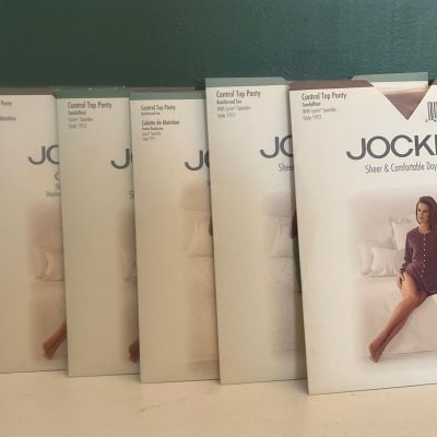 Jockey Control Top Panty Hose Size Small VINTAGE LOT OF 6 PAIRS