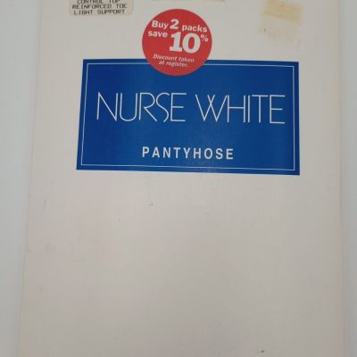 Nurse White Sara Lee Pantyhose Size B Vintage
