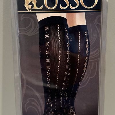New Stockings - Black ELVIRA Knee High Stockings by Lusso FREE SHIPPING