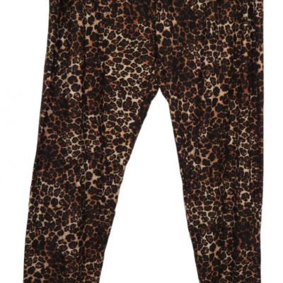 Bobbie Brooks Women's Leopard Print Leggings Plus Size 2X