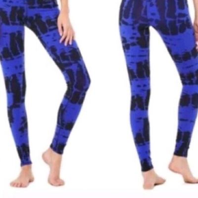 ALO Yoga workout leggings airbrush tie dye blue activewear athleisure  size XS