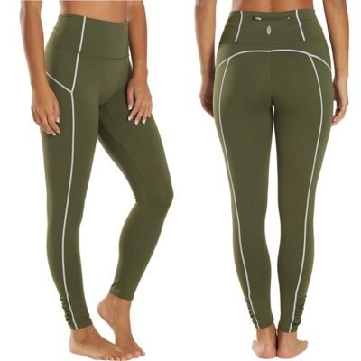 NWT Free People Movement You're A Peach 7/8 Legging Secret Moss Olive Green XS