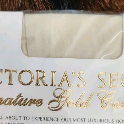 Victoria’s Secret Signature Gold Collection SHEER SEDUCTION STAY UPS Cream! M