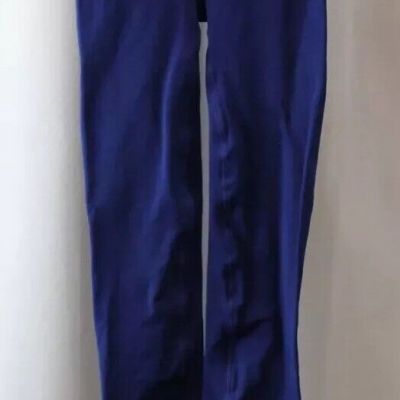 NEW NWT Women's Fabletics Favorite Color Blue Knit Workout Yoga Leggings Size S
