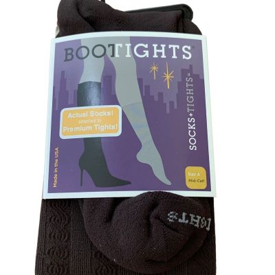 Bootights Chocolate Mid Calf Length Sock Size A Style Warmth Comfort Gift/SS