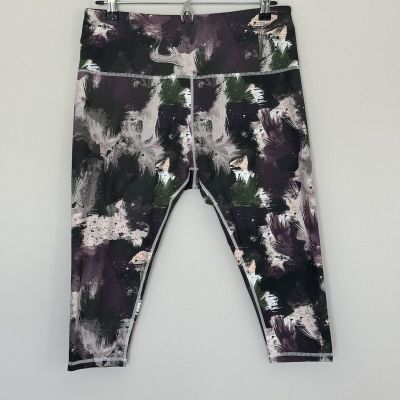 Mint & Lilac Artsy Colorful Yoga pants Size XL