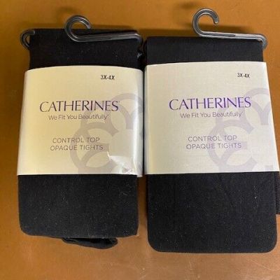 CATHERINES CONTROL TOP TIGHTS, SIZE 3X/4X, (ID8952601-527)