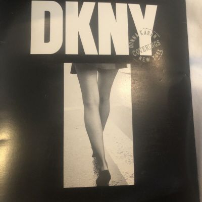 DKNY Control Top Silky Sheer Chocolate Brown Petite Pantyhose Hose Nylon
