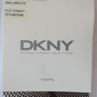 DKNY DONNA KARAN NEW YORK CHOCOLATE BROWN TEXTURED TIGHTS - SIZE SM/MED - NEW